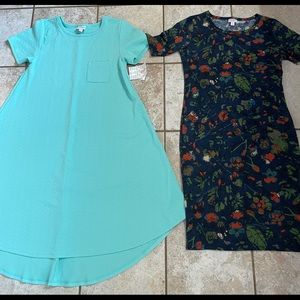 LulaRoe size small (some with tags) 3 dresses and 3 cover-ups $75.00.